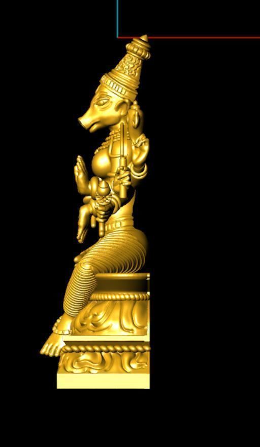 varahi amman 3d file 3D print model_2