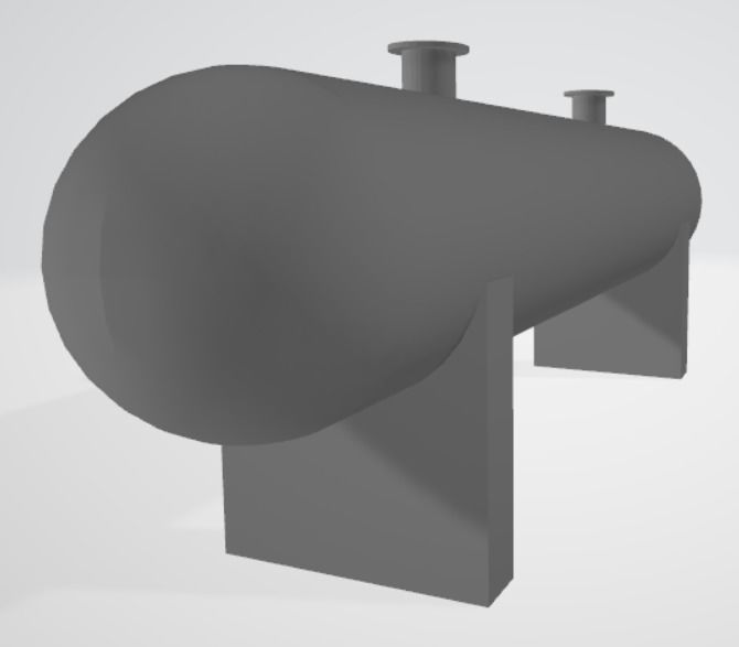 Pipe Shellen Heat Exchanger Double Pipe Shell and Tube free 3D model | CGTrader