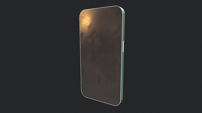 apple mobile Low-poly 3D model
