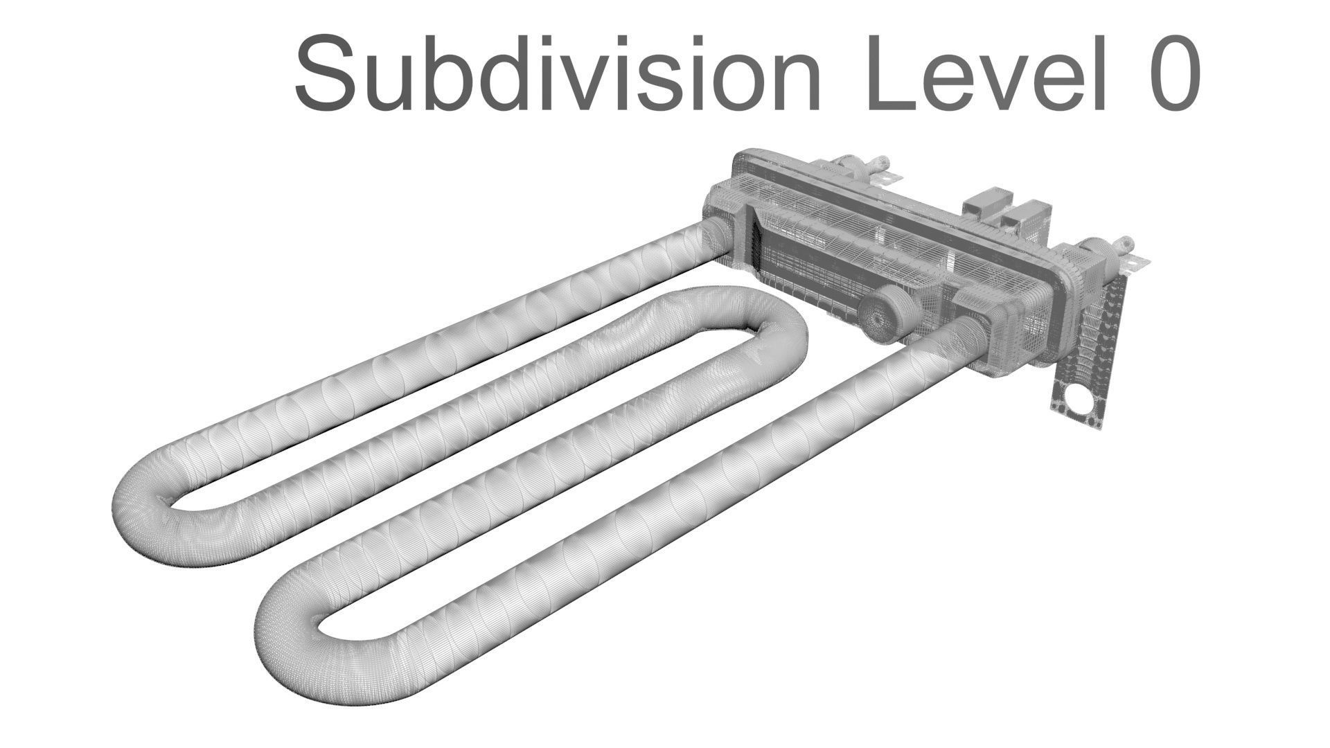 Washing Machine Heating Element 3D model_40