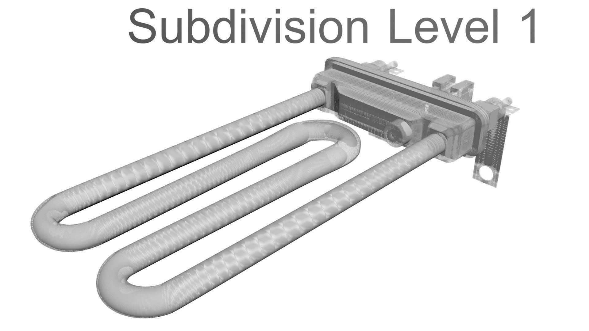 Washing Machine Heating Element 3D model_39