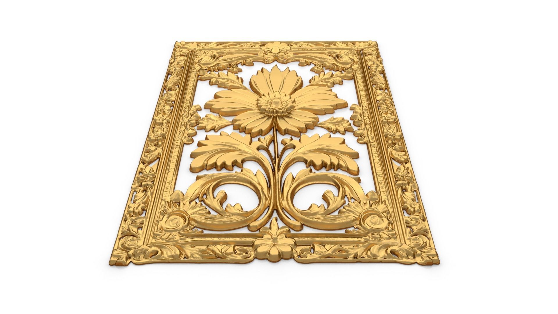 classical door decor 11 3D model_3