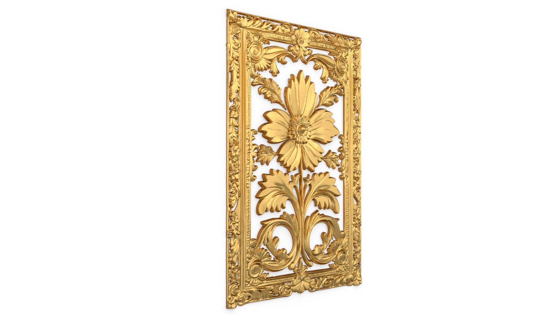 classical door decor 11 3D model_1