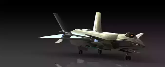 chengdu j20 3d cad model