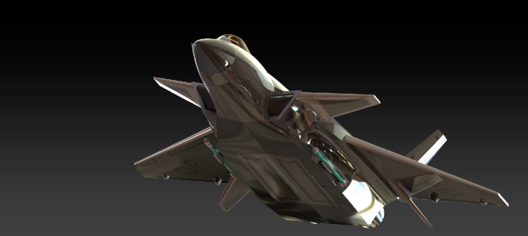 chengdu j20 3d cad model 3D print model_2