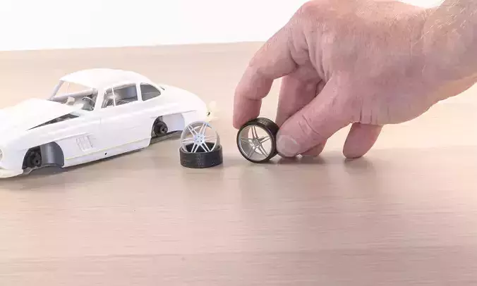 24th SCALE MODEL CAR WHEEL V5 and V6