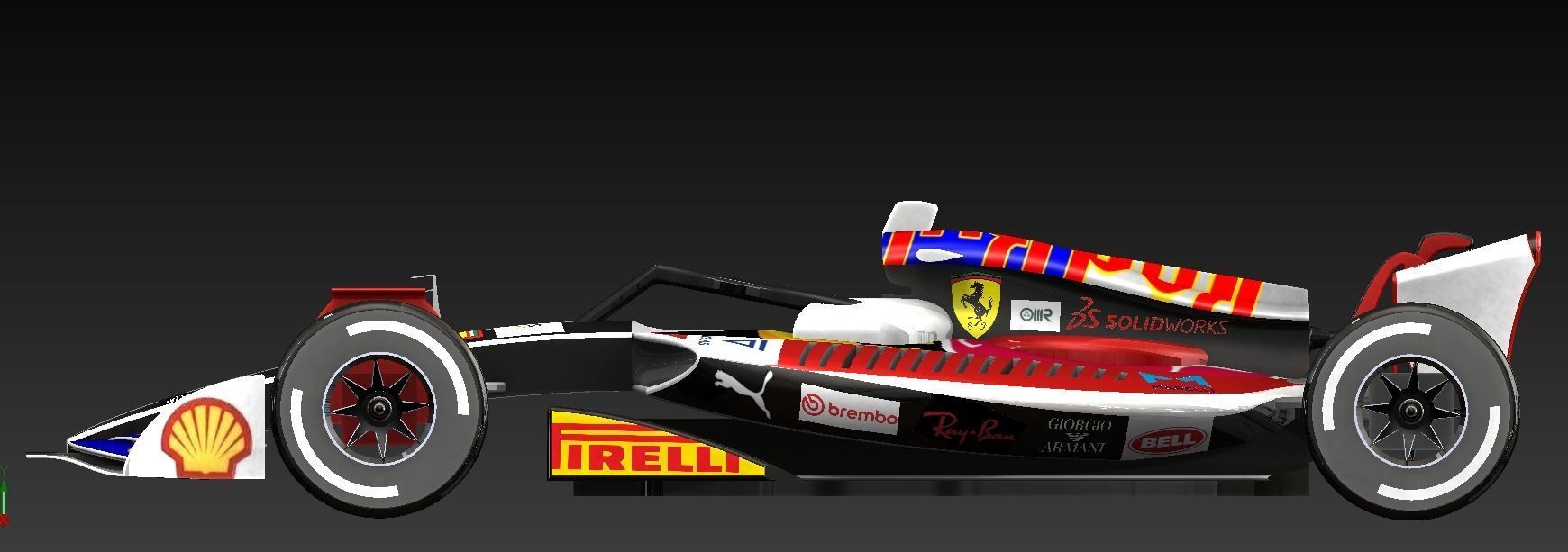 FORMULA 1 CAR Free 3D print model_1