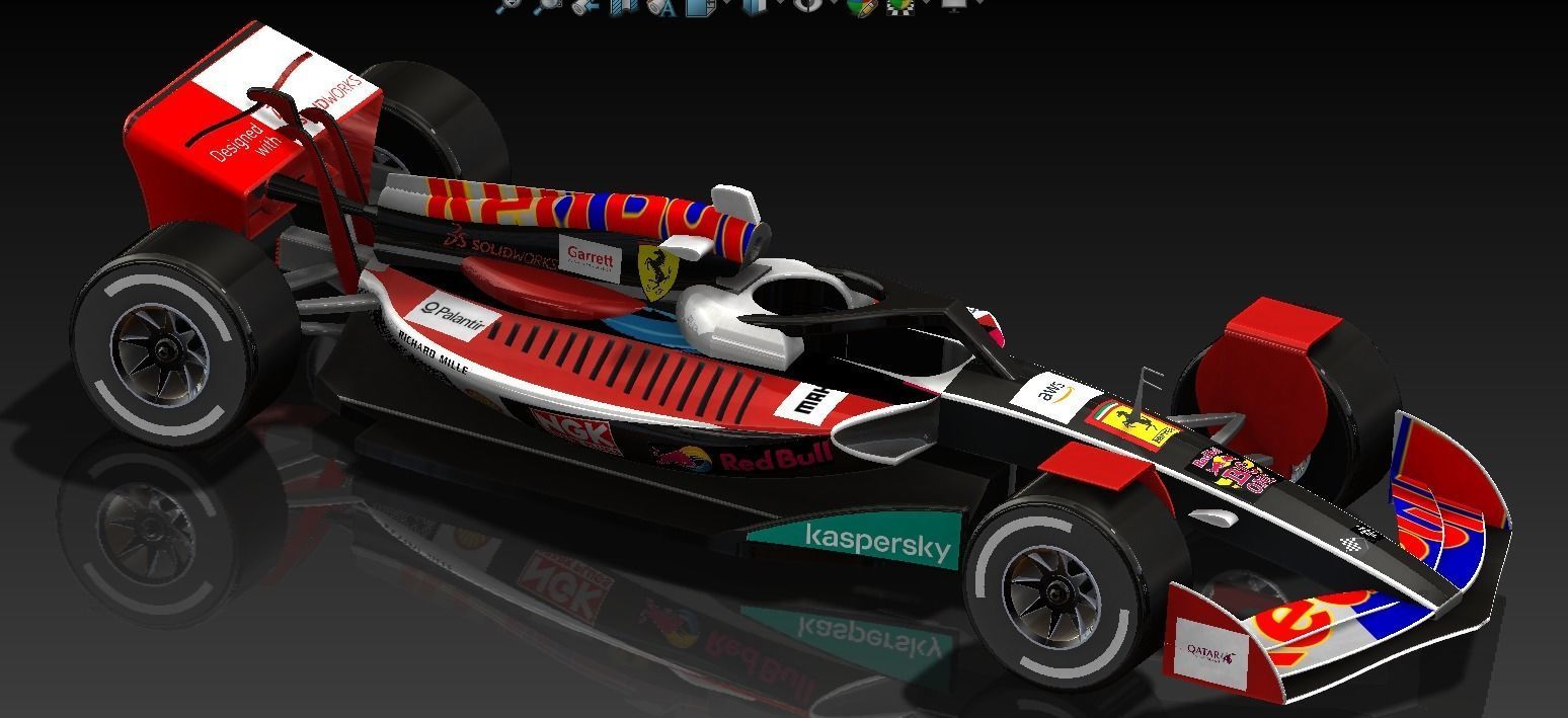 FORMULA 1 CAR Free 3D print model_4