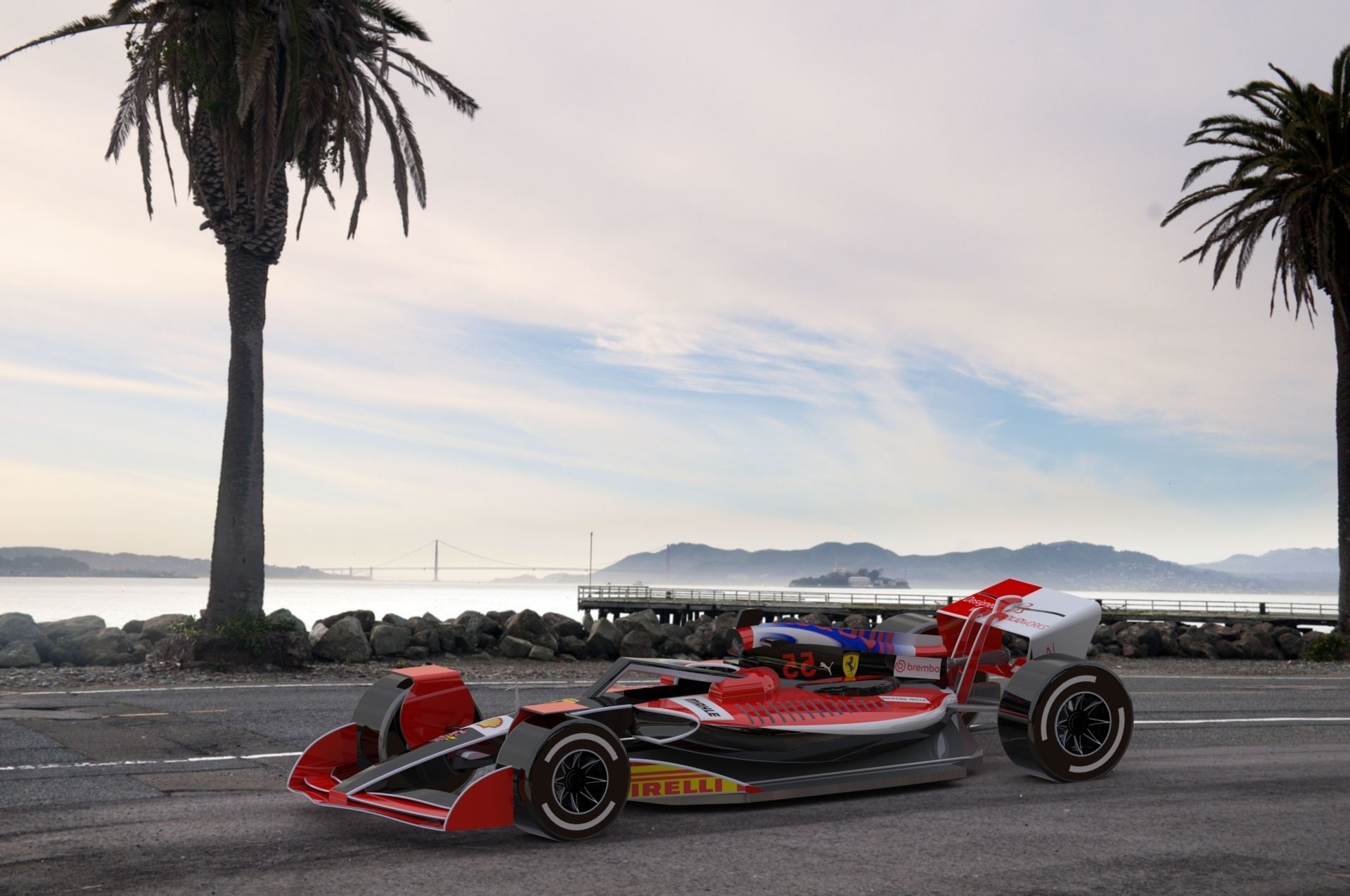 FORMULA 1 CAR Free 3D print model_10