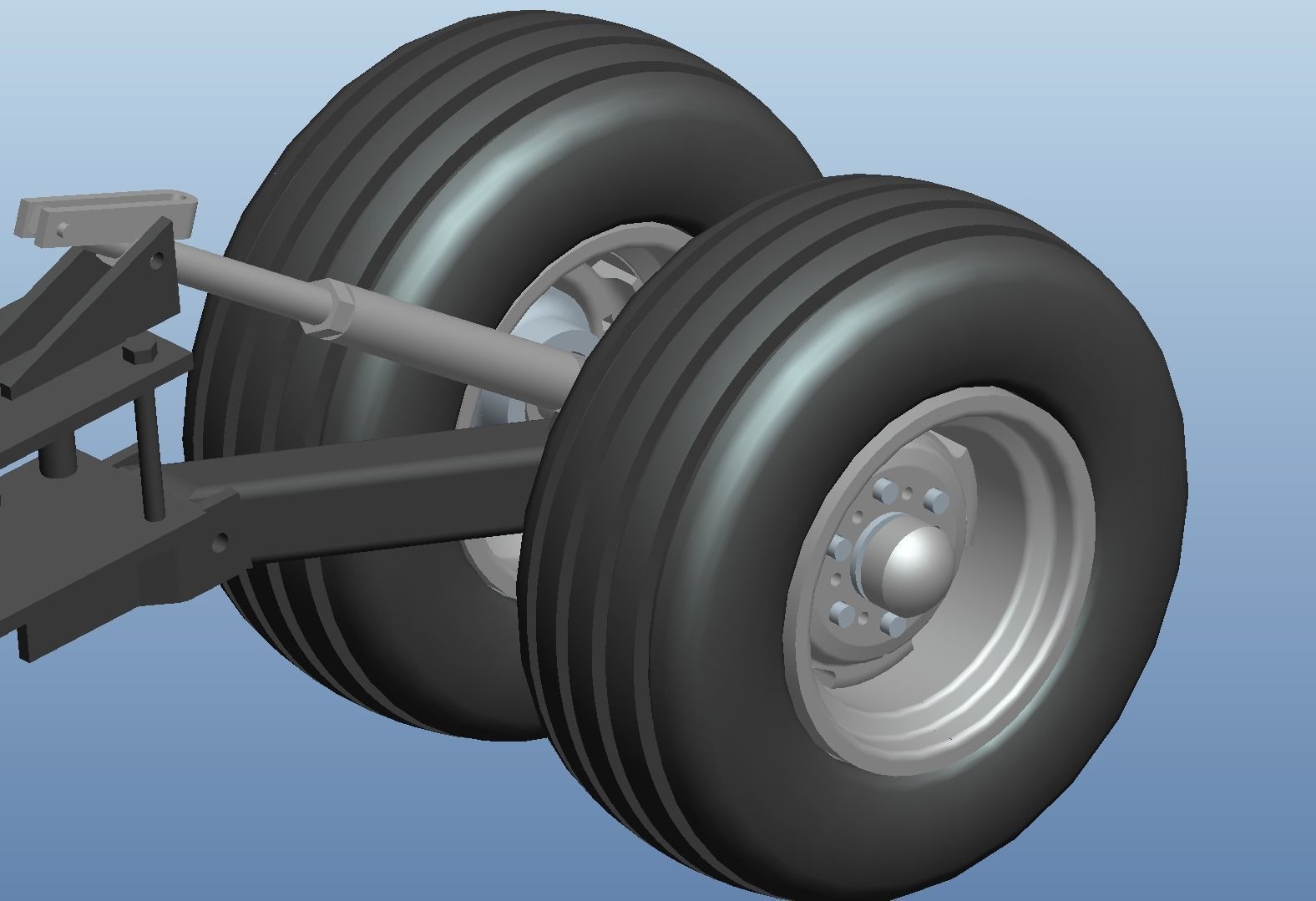 plow machine 3D model_3