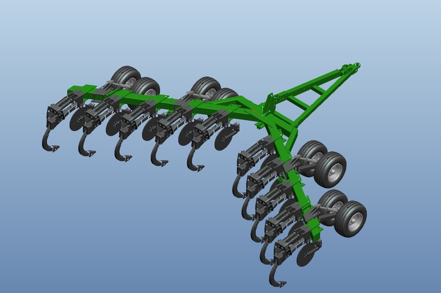 plow machine 3D model_1