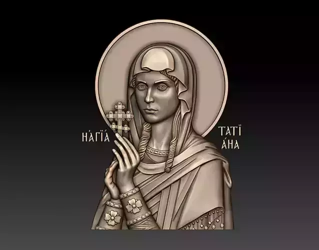 Saint Tatiana of Rome v2 3D print model