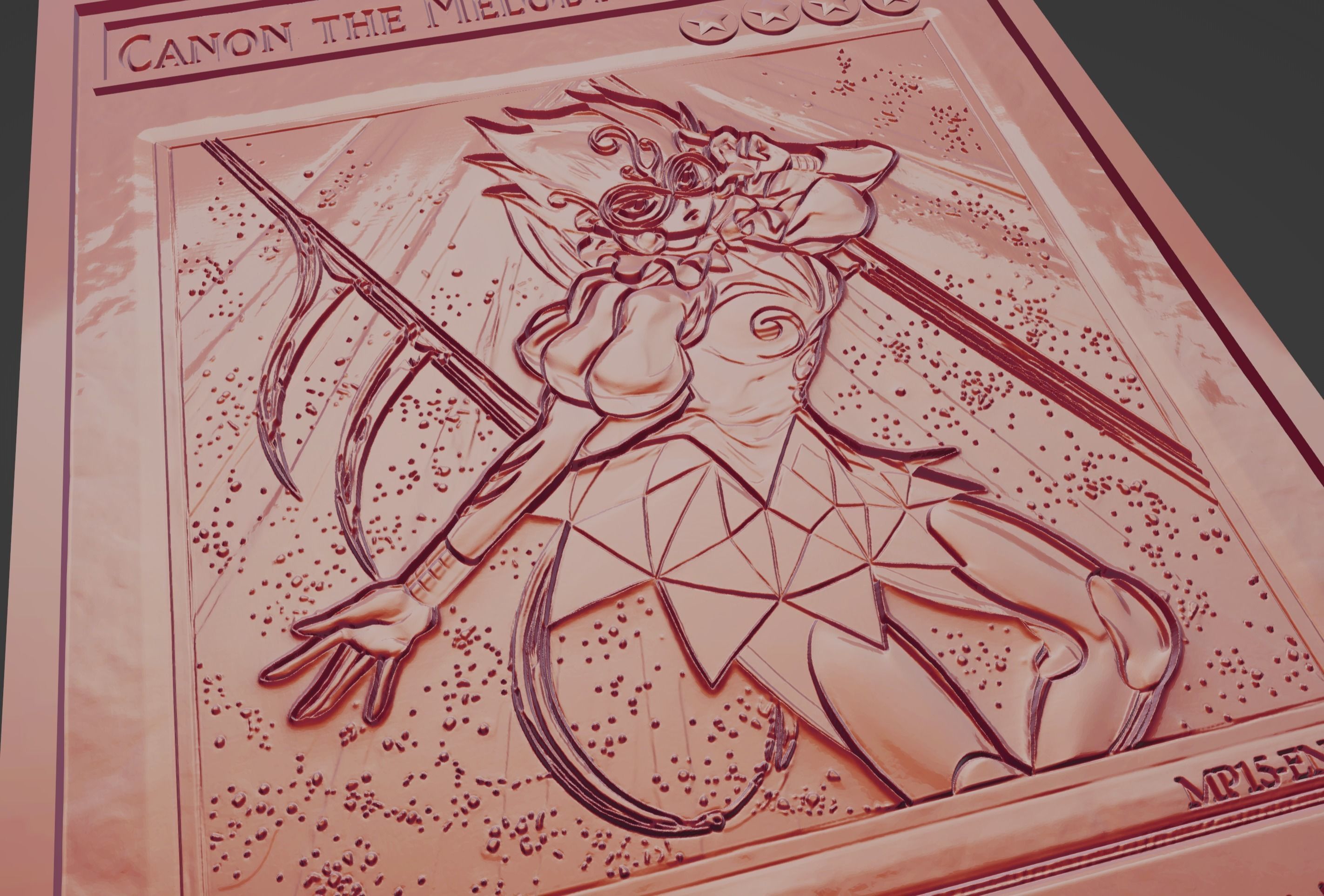 Canon the Melodious Diva - yugioh 3D print model_2