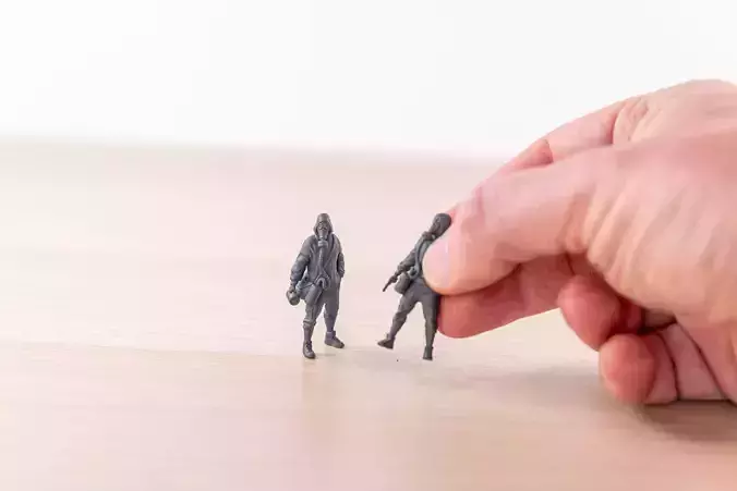 PAUL - A POST APOCALYPTIC SURVIVOR 3D print model