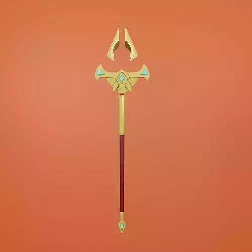 Azir Staff weapon League of Legend 3D print model