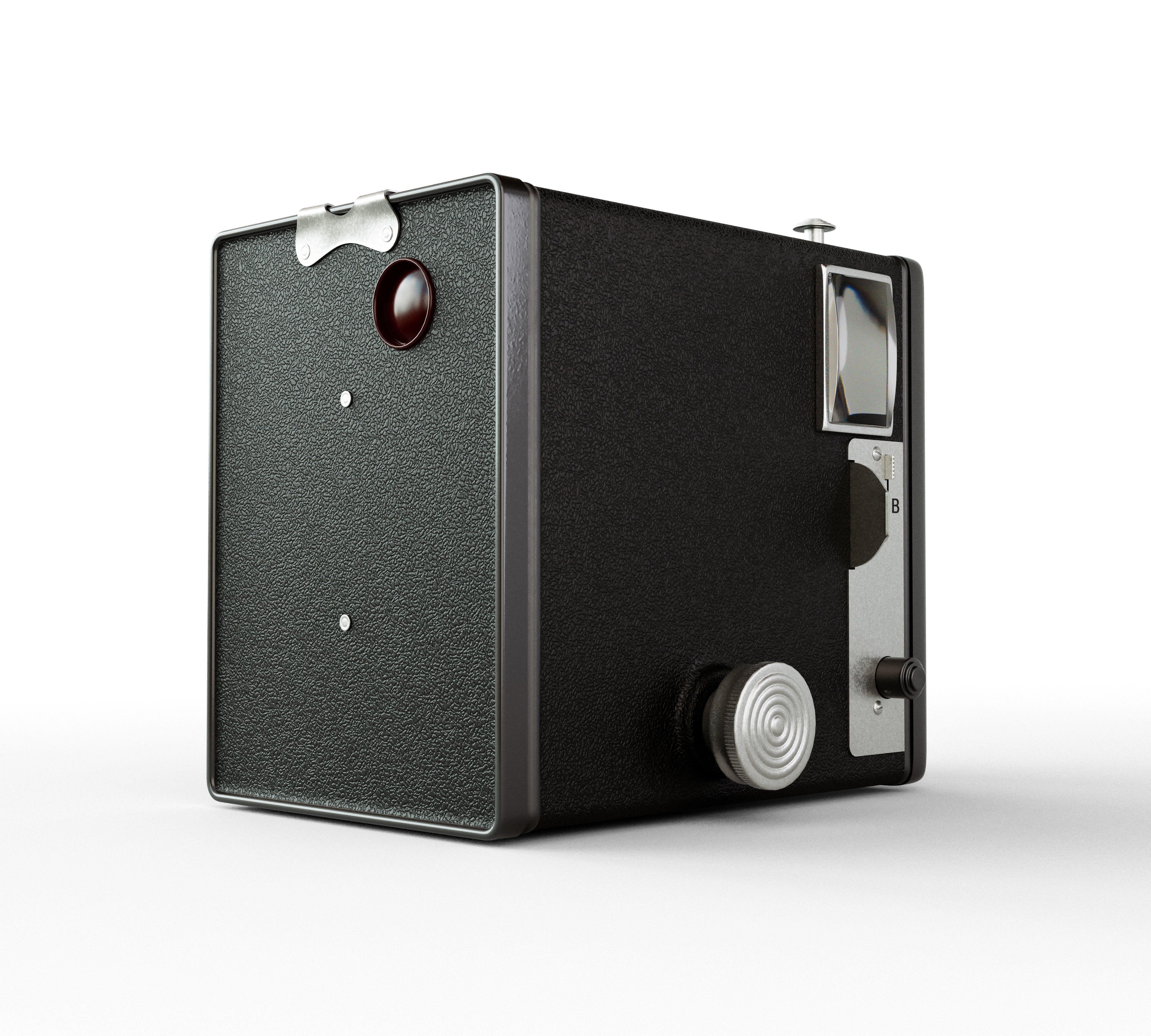 Kodak Six-20 Brownie D Camera 3D model_3