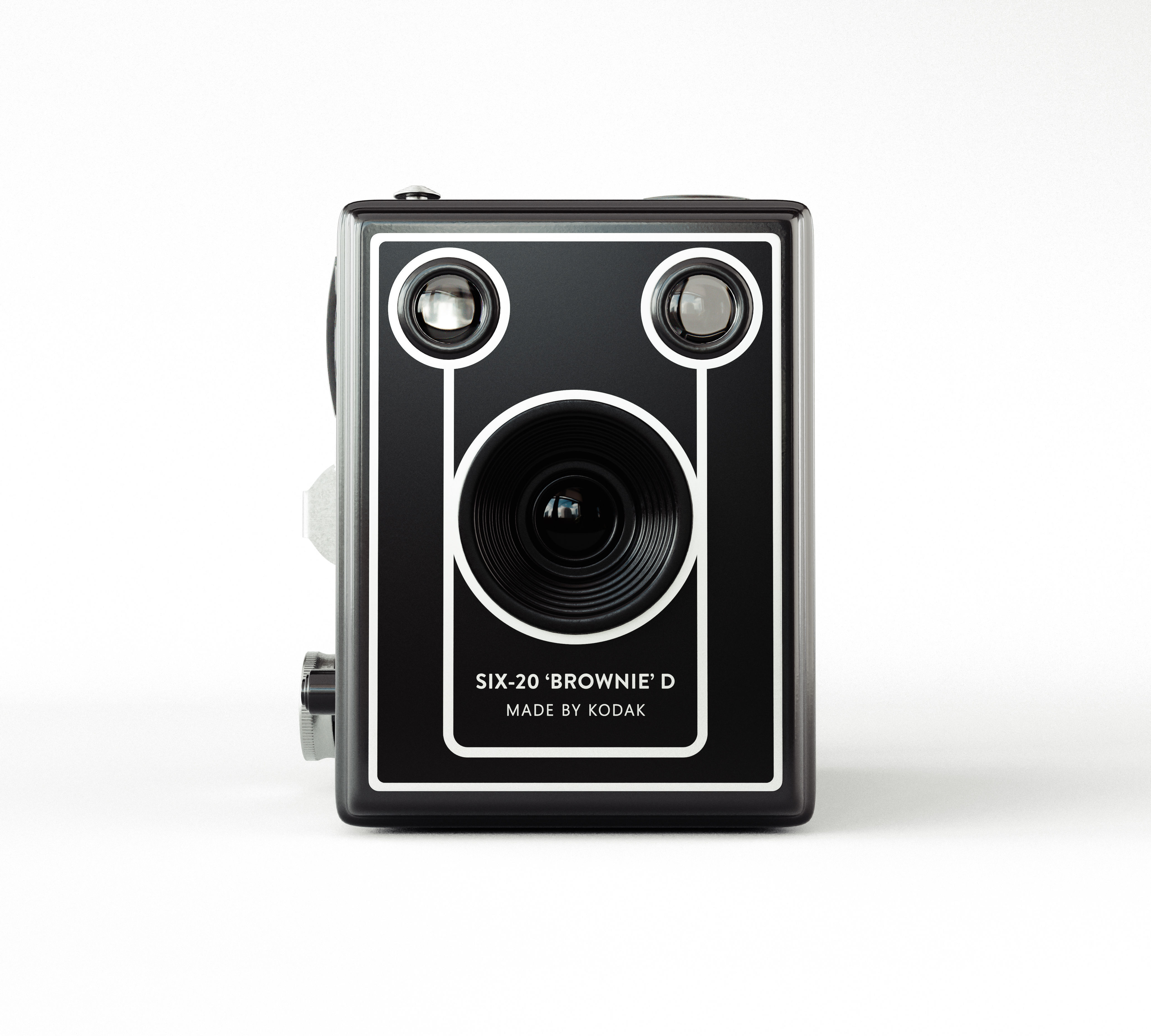 Kodak Six-20 Brownie D Camera 3D model_1