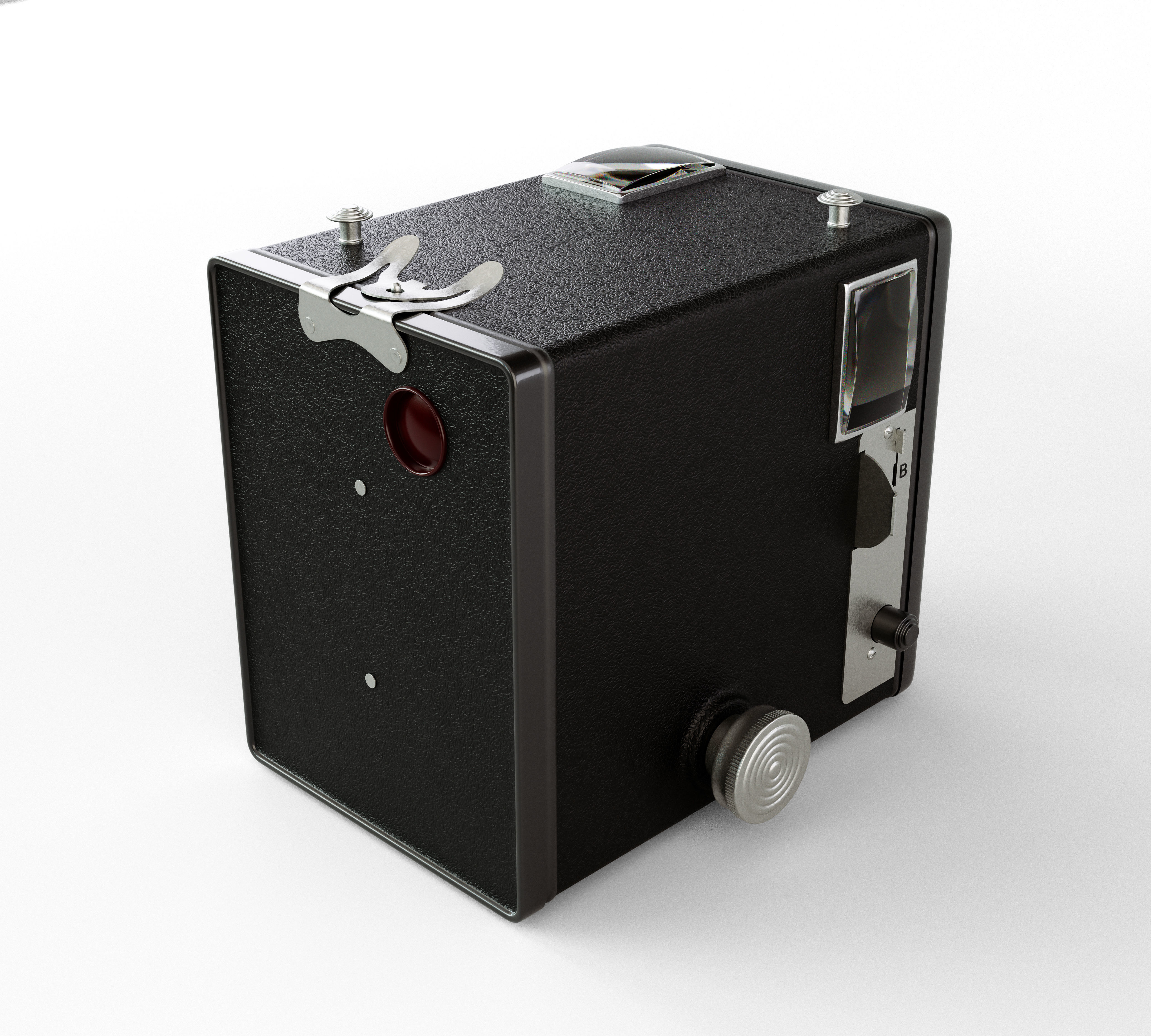 Kodak Six-20 Brownie D Camera 3D model_7
