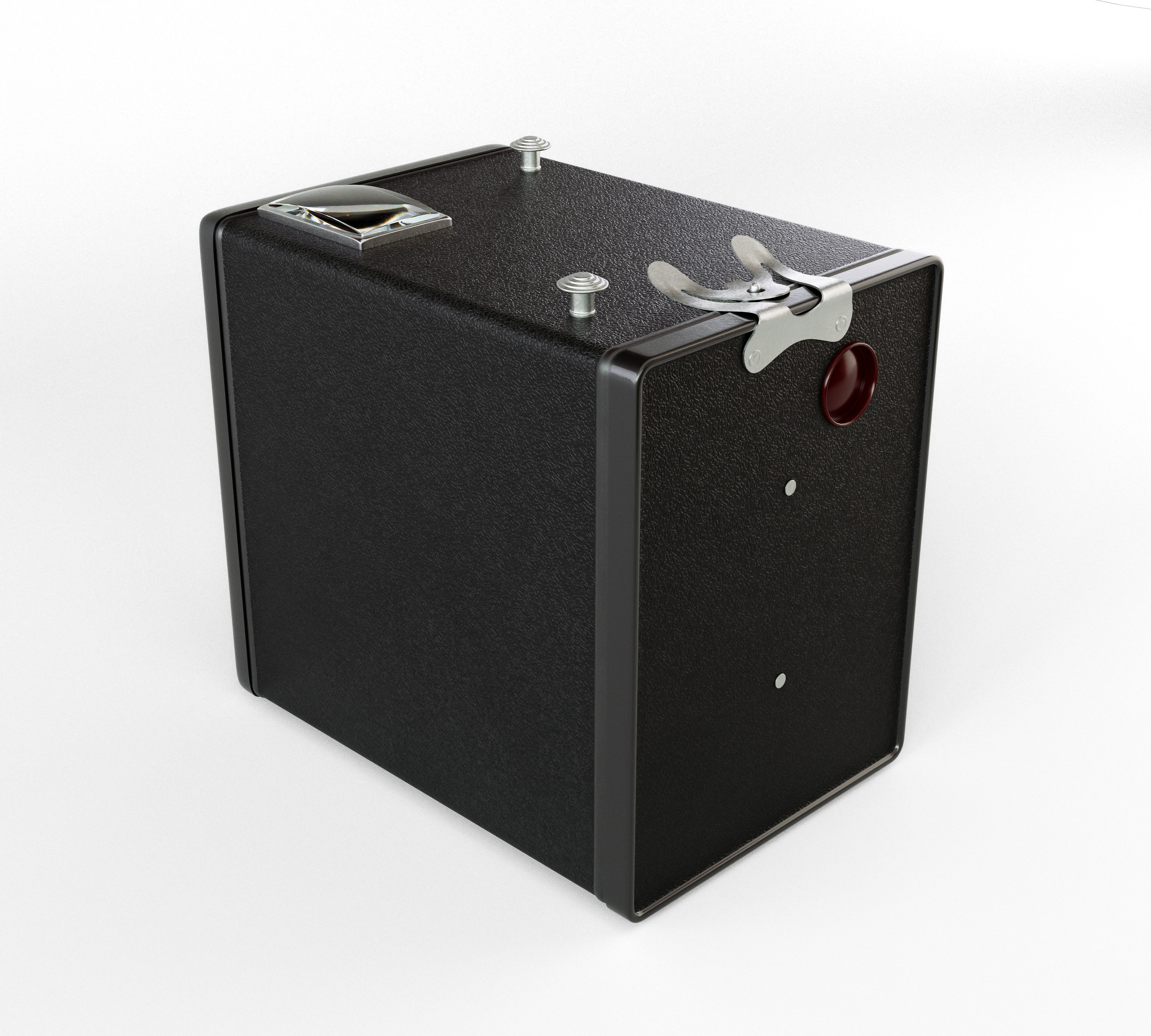 Kodak Six-20 Brownie D Camera 3D model_5