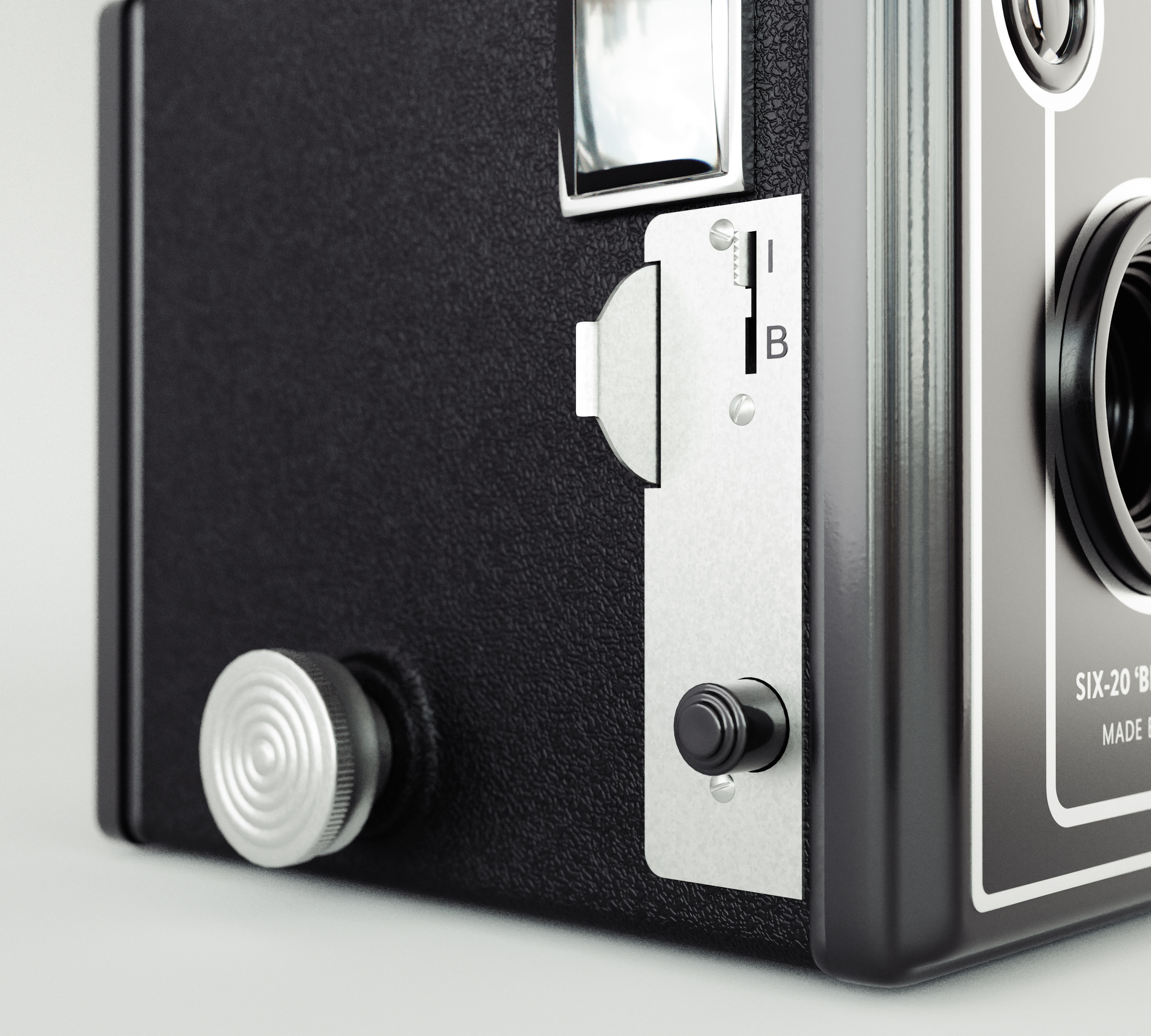 Kodak Six-20 Brownie D Camera 3D model_9