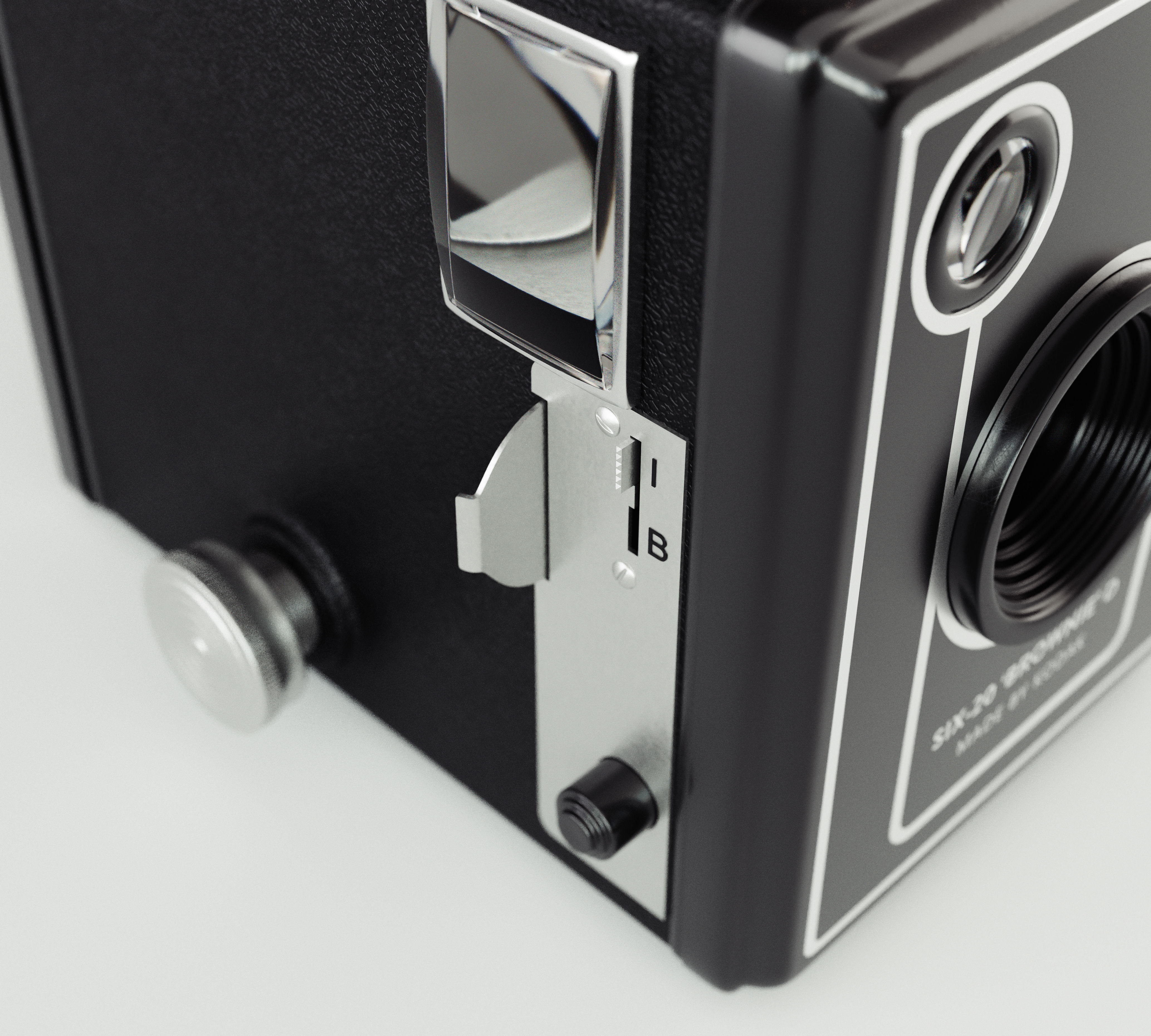 Kodak Six-20 Brownie D Camera 3D model_10