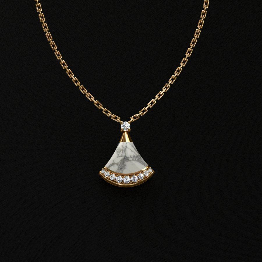 BVLGARI Necklace 3D print model_4