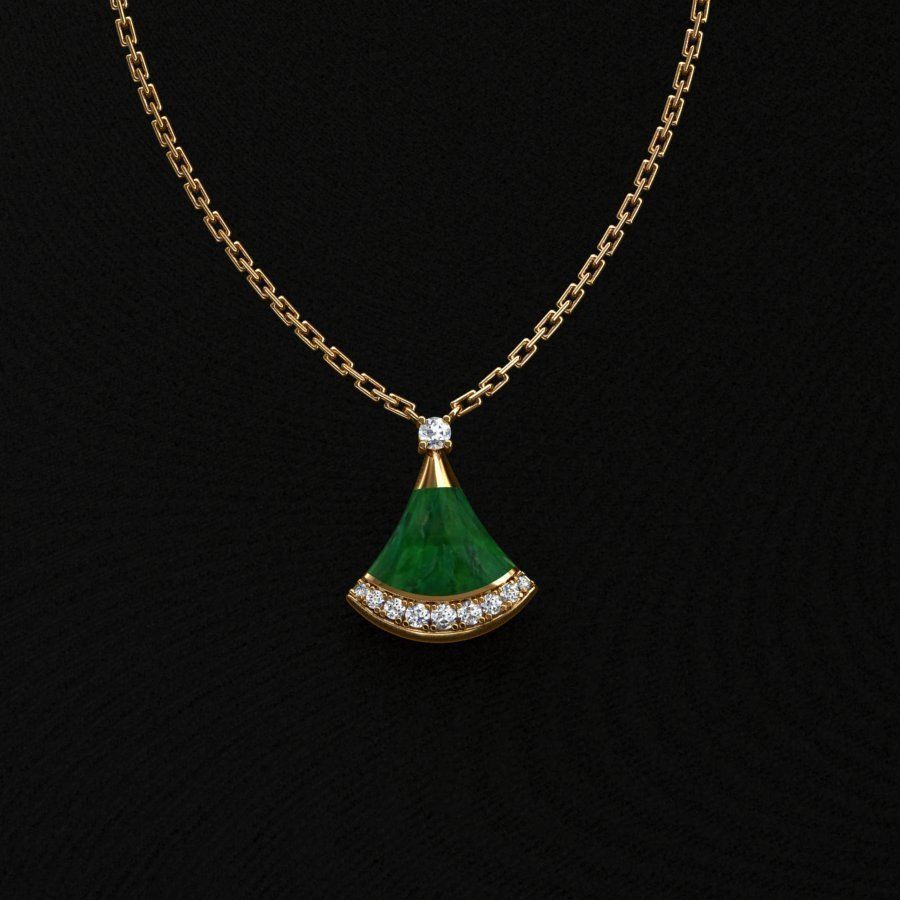 BVLGARI Necklace 3D print model_2