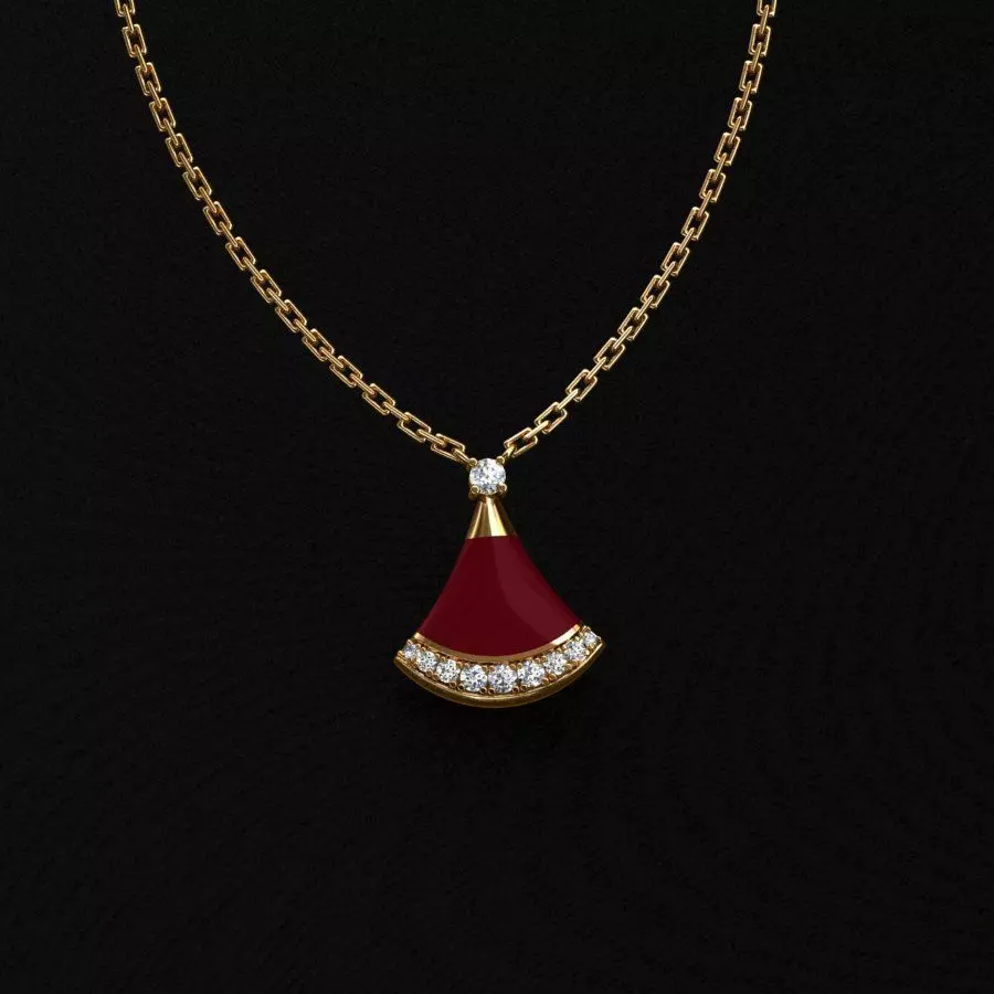 BVLGARI Necklace 3D print model_0