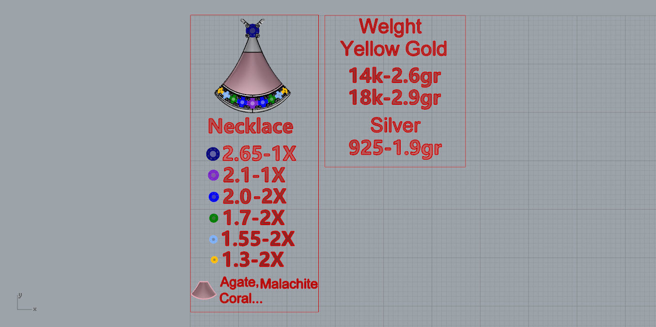 BVLGARI Necklace 3D print model_5