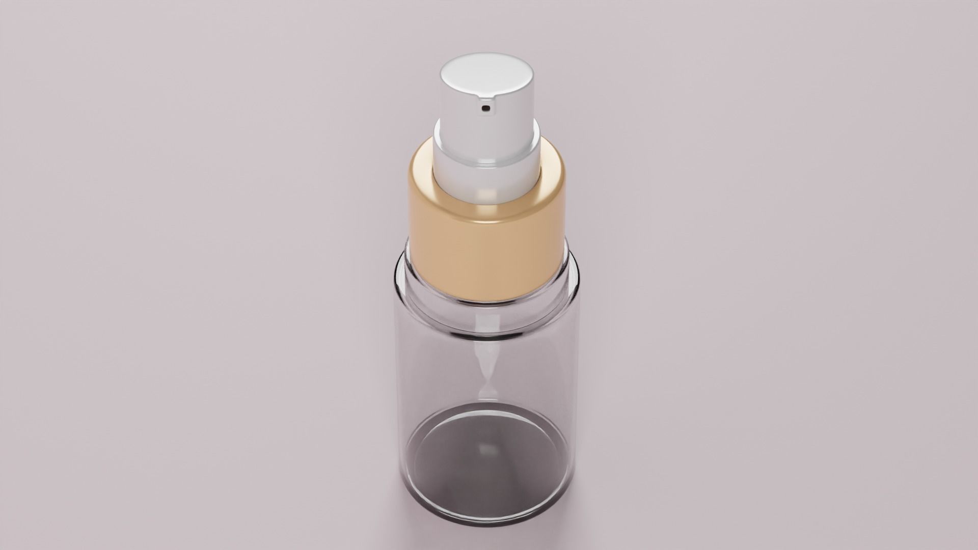 Airless pump bottle 3D model_9