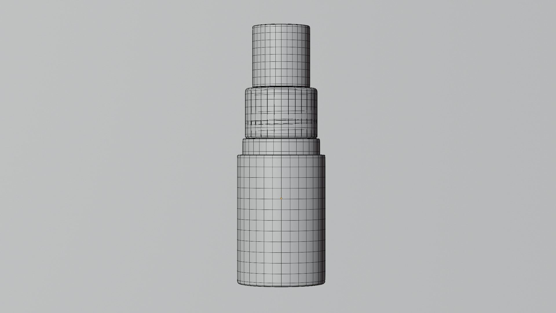 Airless pump bottle 3D model_10