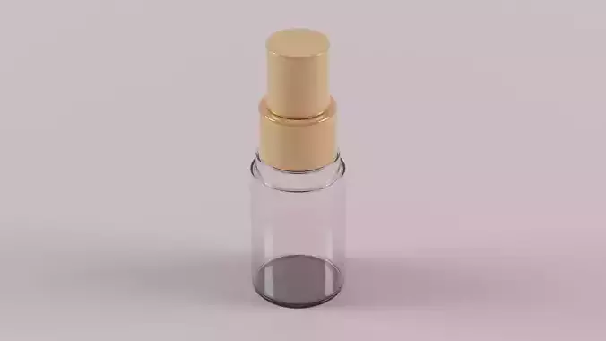 Airless pump bottle 3D model