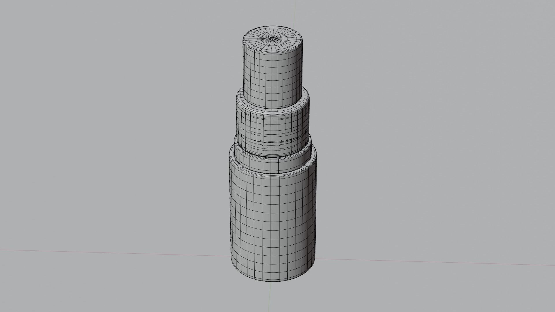 Airless pump bottle 3D model_12