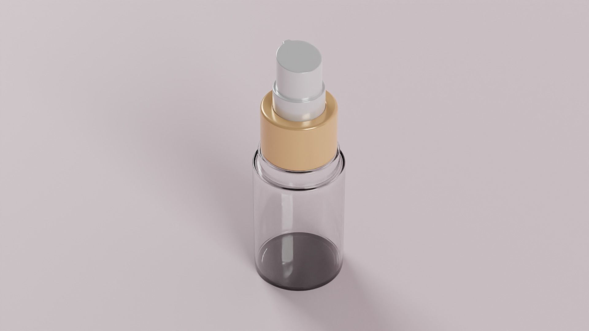 Airless pump bottle 3D model_5
