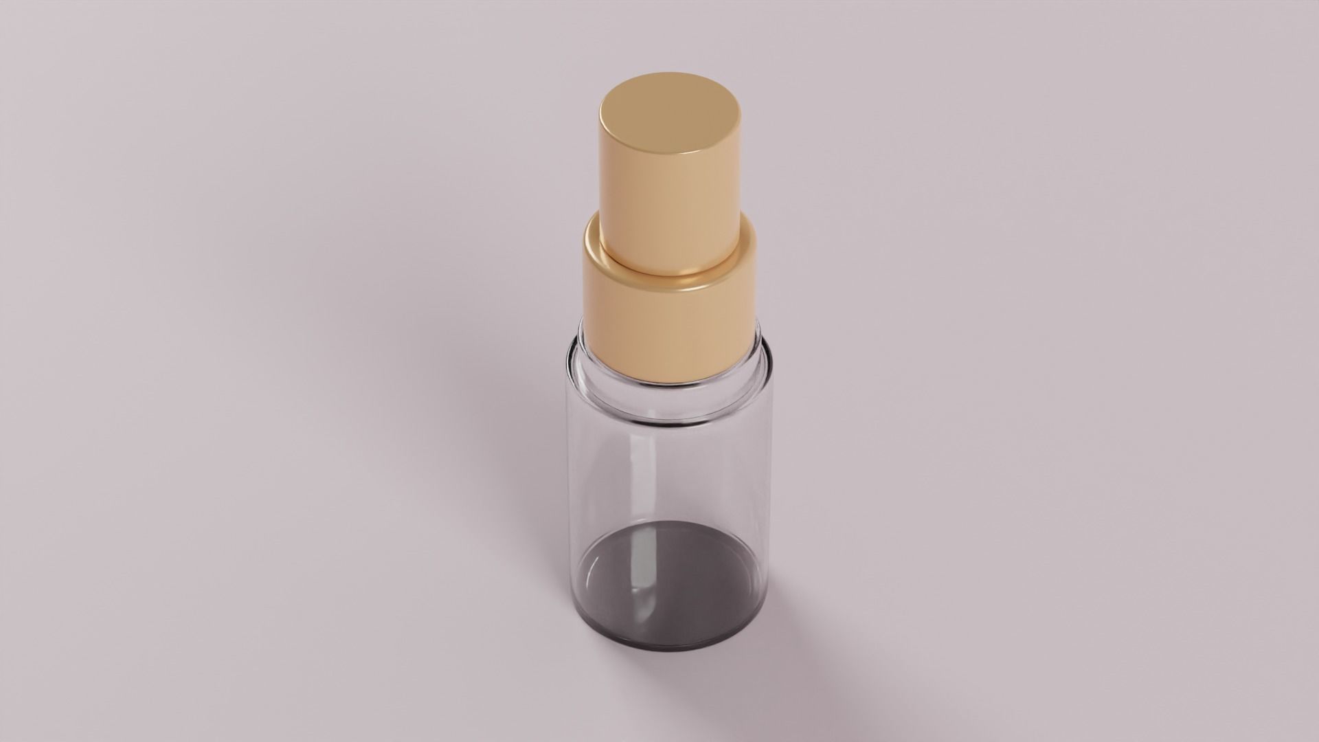 Airless pump bottle 3D model_4