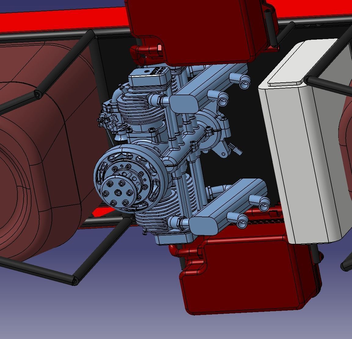 Agricultural spray drones 3D model_3