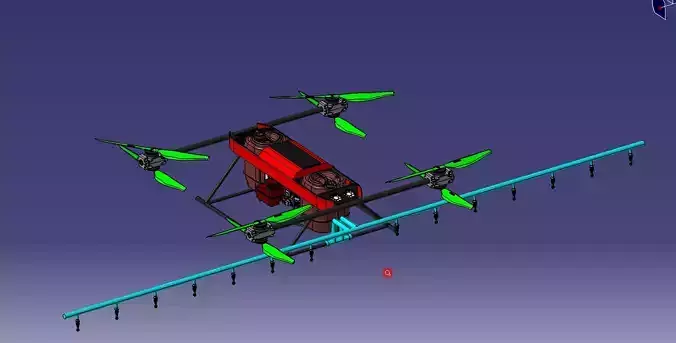 Agricultural spray drones
