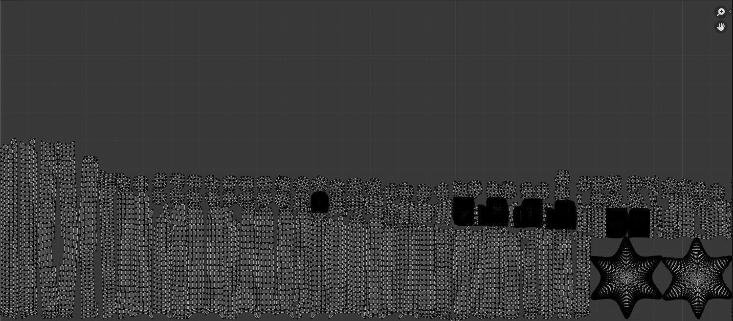 Gingerbread snowflake 3D model for 3D print set 3D print model_45