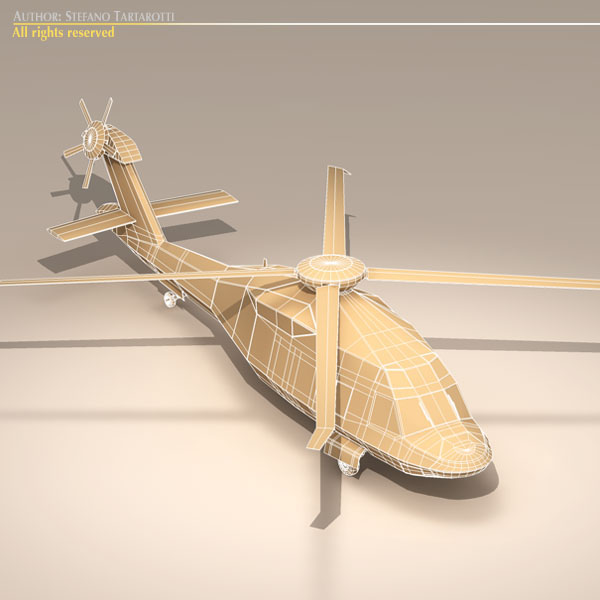 MH60 Stealth Blackhawk 3D model_1