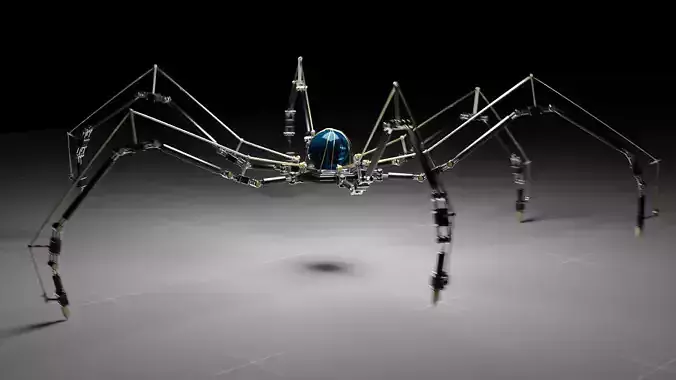 Robot spider 3D model