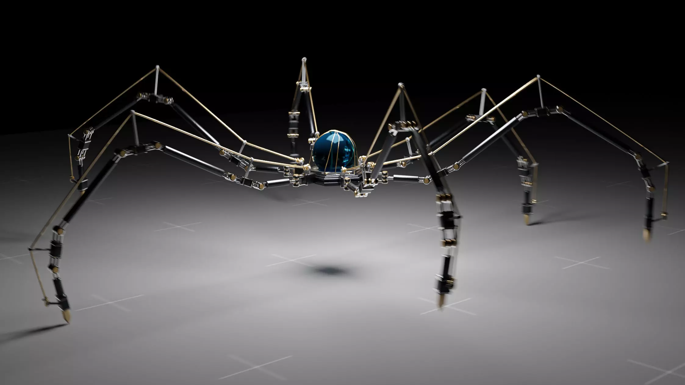Robot spider 3D model_0
