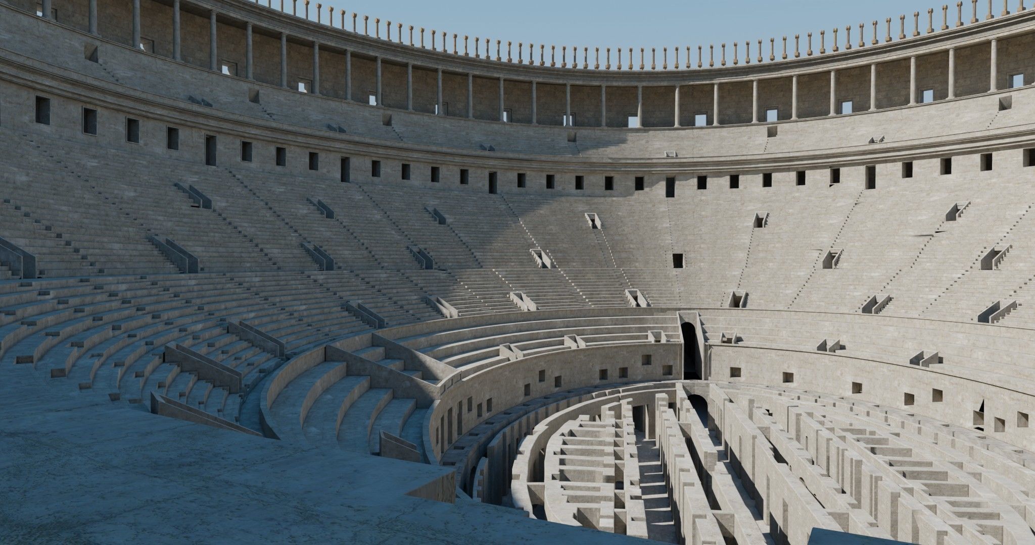 Roman Coloseum 3D model_1