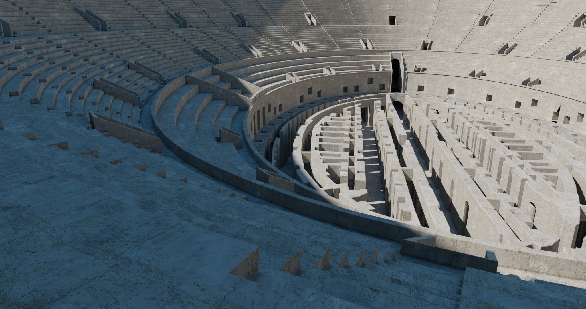 Roman Coloseum 3D model_2