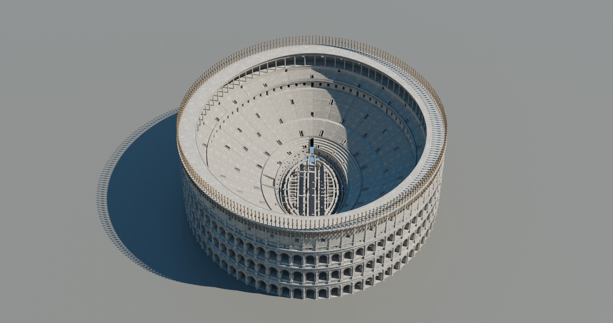 Roman Coloseum 3D model_8