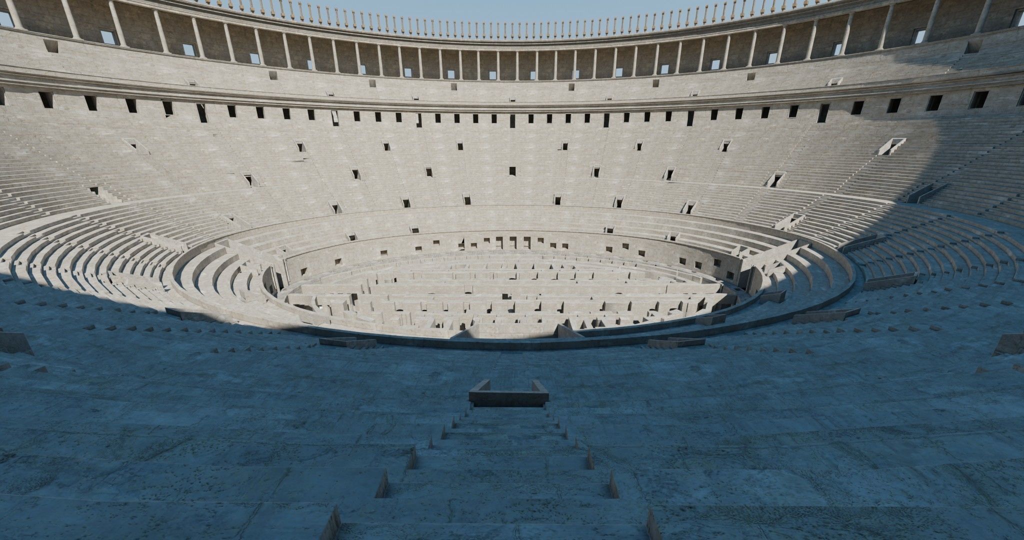 Roman Coloseum 3D model_3
