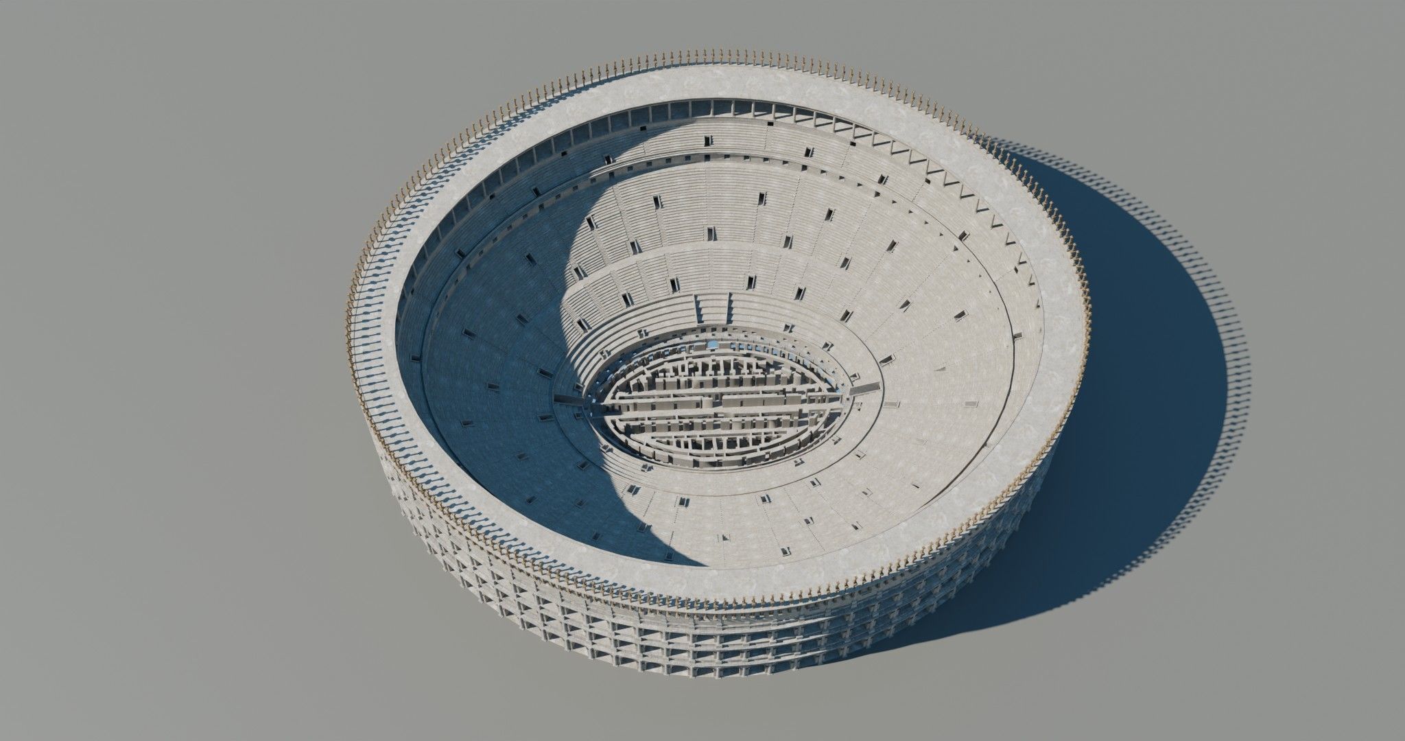 Roman Coloseum 3D model_7