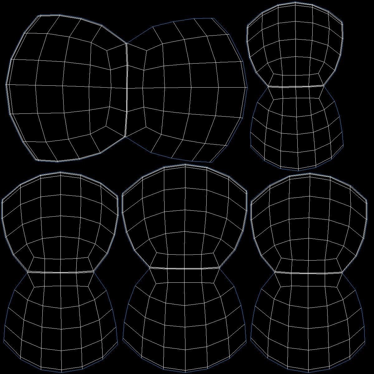 Female Hands Gesture 01 Base Mesh 3D model_24