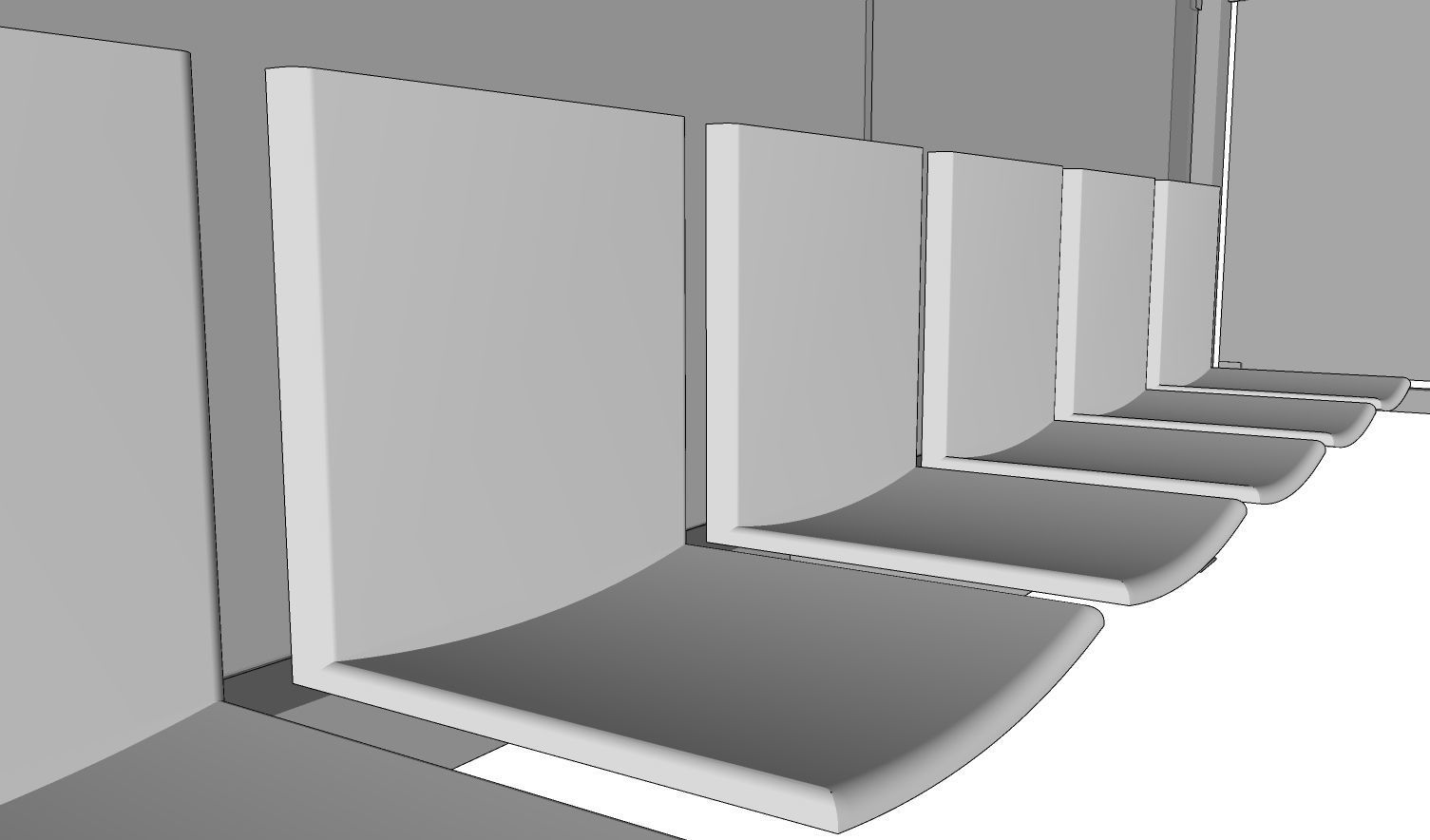 Bus Stop - Bus Station 01 3D model_5