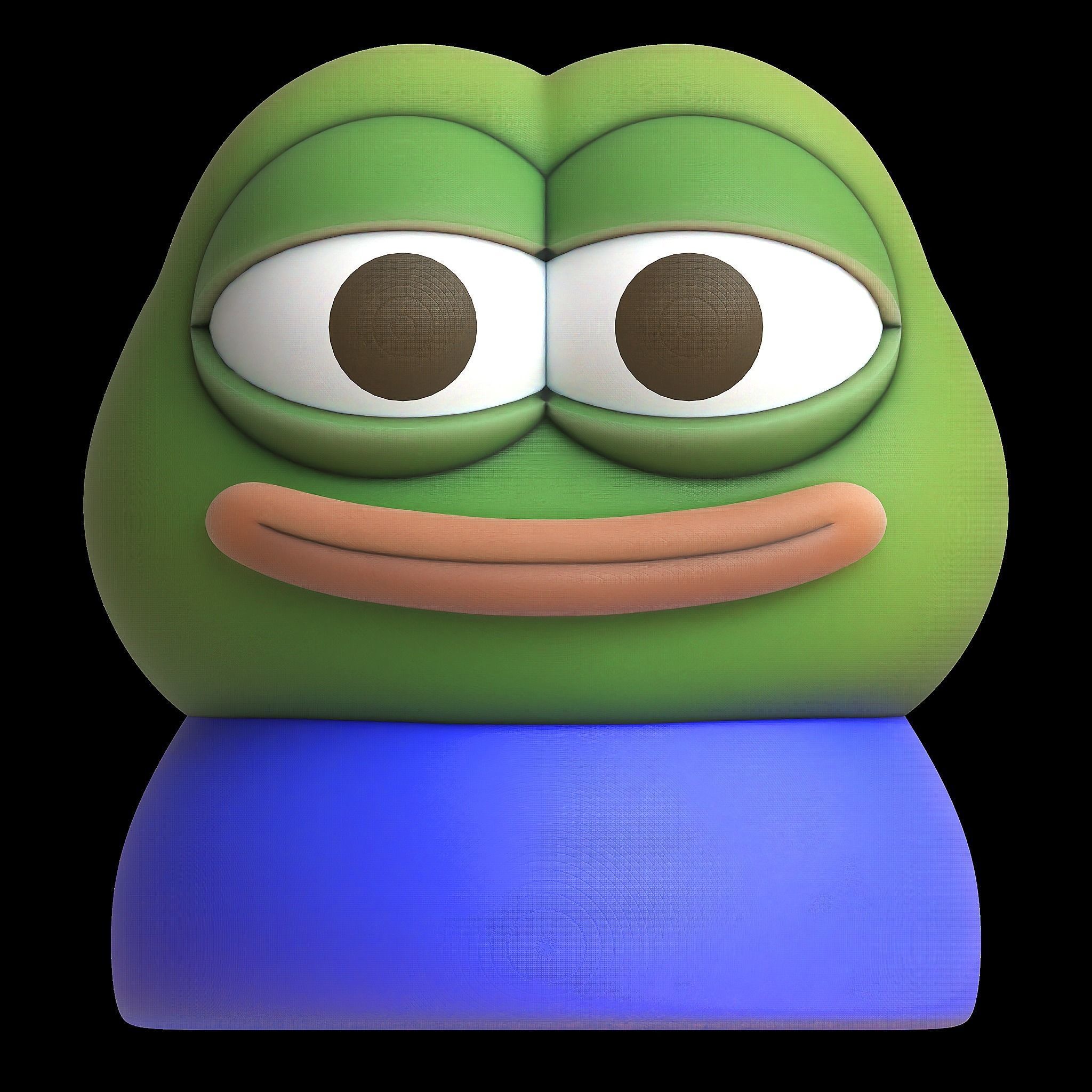 3D Printable Peepo Miniature - Happy Model 3D print model_1