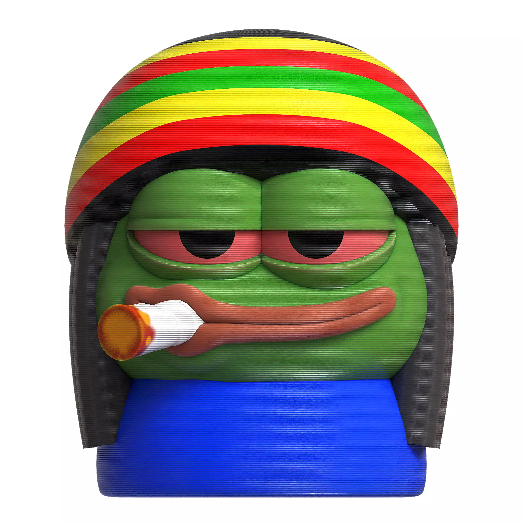 3D Printable Peepo Miniature - Stoned Model 3D print model_0